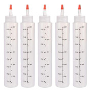 Plast Squeeze Flaskor för Såsförvaring, Squeeze Kryddflaskor 250ml Förseglade Vattentäta Spillresistenta Dispensrar för Ketchup Senap BBQ Sås