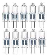 Förpackning med 10 halogenlampor typ JC G4 12 V 35 W [Energiklass G]