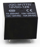 Js1 12v Ajs1311 T73 5v 5pin Mini Relä Th-t73 SRD-24VDC-SL-C Sockerkubsrelä för PC-kort[COPL]