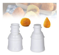 /HH/ 2 st Arancini-formar (bästa) 160 gram DIY-rismaskin Modell Hemlagad fylld köttboll spetsig och rund risbollsformare kök återanvändbar