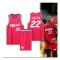 Basketbollströjor Sportkläder Jimmy Butler Miami Heat Nr 22 Basketbollströjor Vuxna Barn City Edition Rosa