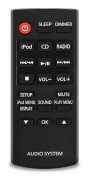 Ny fjärrkontroll för Panasonic Audio Stereo Systemspelare N2QAYC000058