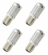 LED-lampor, 660lm, Röd Broms Stopp Bakljus, 4-pack