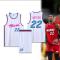 Basketbollströjor Sportkläder Jimmy Butler Miami Heat Nr 22 Basketbollströjor Vuxna Barn City Edition Vit