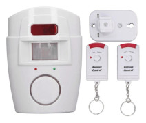 Utomhus Rörelsesensor Alarm Stöldskydd Fjärrkontroll Ljud Ljus Tyst Läge Trådlöst Uppfartslarm för Hem Gård, DUBUNS