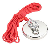 Fiskemagnet Kit med Kraftig Neodymium Magnet, Superstarka Sällsynta Jordartsmagneter för Magnetfiske och Återvinning, Rostbeständig Trippelbeläggning