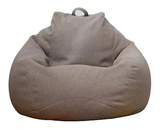 Ny design extra stora bönsäckstolar Soffa Cover Inomhus Lazy Lounger För Vuxna Barn Hotsale! Brown 90 * 110cm