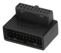 USB 3.0 90° Adapter Multilayer Circuit Board Easy Installation 19/20Pin Power Adapter PH19A