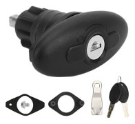 RV Kabindörr Kompressionslås 30mm Zinklegering Nylon Roterande för Husvagn Yacht Camper