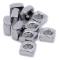 M10 (10mm) Fyrkantmutter (Planfräst) – Rostfritt stål (A2) (20-pack)