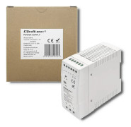 Qoltec strömförsörjningsenhet för DIN-skena | 40W | 12V | 3,33A | Vit | Slim