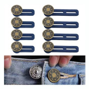 8 Pcs Pants Button Extenders, Adjustable Waist Extender for Trousers, Button Waist Extender