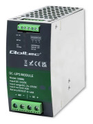 Qoltec - UPS-modul (kan monteras på DIN-skena) - DC 24 V - 1 x batteri - Bly-syra - 135 Ah - silver