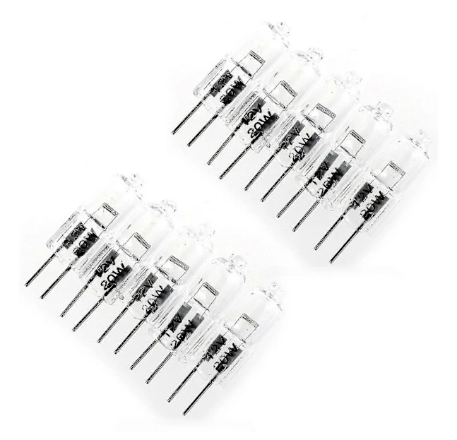 10 X G4 20w 12v Klara Halogenlampor -Yx