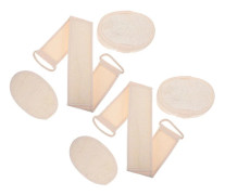 2-pack Naturliga Luffa Badhanddukar, Svampar, Rengöringsdukar, Bomullsservetter