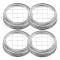 4 Rostfria Mason Jar Lock - Kompatibla med Mason Jars