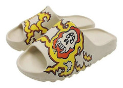 Tofflor Tjocksulade Par Svampbob Sandaler Barn C-Perfet Monster white 35-36