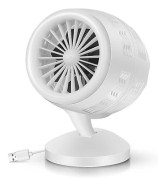 350w USB-driven värmefläkt för utrymme, portabel fläkt med snabb uppvärmning, termostat för hemmet