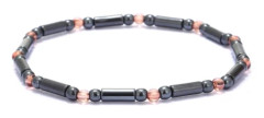 2-pack Anti-ångest MagnetAnkelband Obsidian Chakra Ankelband
