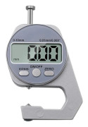 0-10mm Digital Precisions Tjockleksmätare Aluminium Kropp Elektronisk Mikrometer för Metall Papper Tyg (Spetsig Topp)，8.75.51.5cm