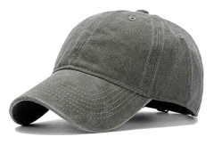 Men's Women's Washed Cotton Low Profile Distressed Vintage Baseball Cap Solid Color Adjustable Dad Hat
