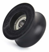 2 U-kanalrullar nylon kullager U-kanalrullar 8x40x20mm för maskindrift