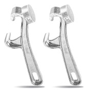 2 st Hinköppnare i aluminiumlegering, 5 Gallons Hinköppnare Manuell, Metallburköppnare Hinklock Nyckel Lockborttagningsverktyg