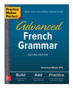 Practice Makes Perfect: Advanced French Grammar, Second Edition