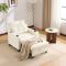 3-i-1 utdragbar enkel-sängsoffa med mugghållare och USB, soffa-liggstol, sovstol, fåtölj, perfekt för små rum