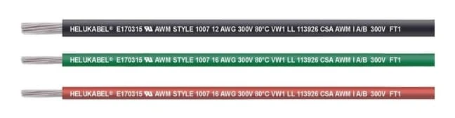 Helu-kabel 62205-152 Enkeltråd UL-CSA 1 x 0,518 mm² Vit 152 m