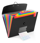 13-facks expanderande mapp dragspelsfil Organizer A4 Letter Size