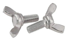 Metrisk vingskruv, gängad vingskruv i rostfritt stål Vingbult fjärilsskruv, M8×20mm,2 st,