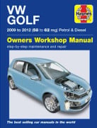 VW Golf Petrol and Diesel (09 - 12) 58 to 62 (häftad, eng)