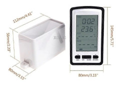 /HH/Trådlös regnmätare väderstation inomhus/utomhus temperaturlogger M13