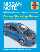 Nissan Note petrol & diesel ('06-Sept '13) 06 to 63 (häftad, eng)