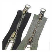 2 st 70 cm #8 Metalldragkedjor Dubbel Glidare Separerbara Svart Metalldragkedja A-dragkedja Glidare Dragkedja för Jackor