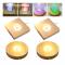 10*2cm, (rund, varmt ljus), 1-pack, LED nattljusfot, USB