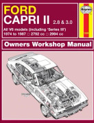 Ford Capri II (and III) 2.8 & 3.0 V6 (74 - 87) Haynes Repair Manual (häftad, eng)