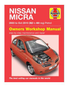 Nissan Micra (03 - Oct 10) Haynes Repair Manual (häftad, eng)