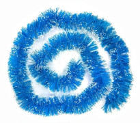 /HH/MengXi Glitter Lyx Festival PVC Glitter Borste Girlang Julgransdekorationer Blå