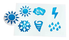 Colorations - Easy Grip Stamps Weather
