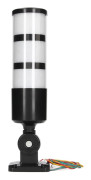 Vikbar industriell varningslampa - BERM 3-lagers LED Signalljustorn (12-24VDC)