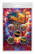 Judas Priest Invincible Shield Button Badge (Pack of 5)