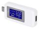 Multifunktionell TypeC-testare - DC Digital Voltmeter (Vit)