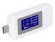 Multifunktionell TypeC-testare - DC Digital Voltmeter (Vit)
