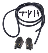 7 st/ set Fram Vindrutetorkararm Spolarmunstycke Jets 2m slang med C
