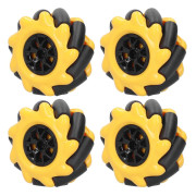 Omnidirektionella Smarta Robotbil Mecanum Hjul DIY Delar - 60mm (2 Par)