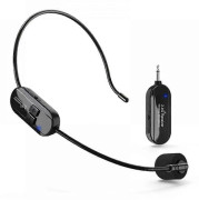Wireless Headset Microphone, Waterproof and Sweatproof Wireless Microphone System, Suitable for Trainers, Spinning Bikes, Yoga, Teaching