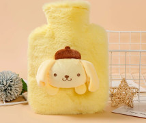 Sanrio Plysch Varmvattenflaska - Kuromi, My Melody & Cinnamoroll Design | Stor, Tjock Handvärmare för Mysig Komfort