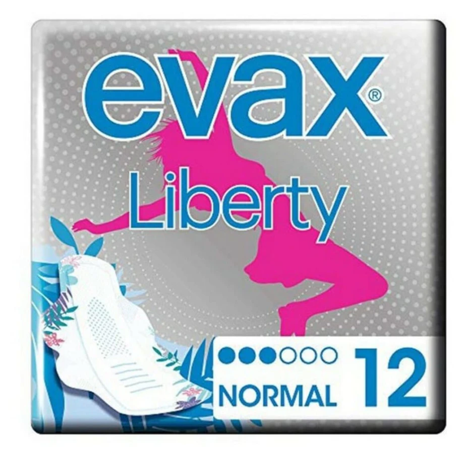 LIBERTY compresas normal alas 12 uds